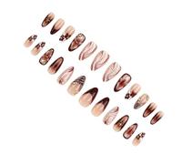 Ongles en forme de fleur sculptée, ABS, adhérence transparente, longue durée, résistant à l ' usure, pour femmes de carrière, événement spécial, manucure rose, Nail Art