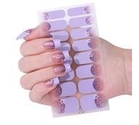 Ongles en gel à pointe française, bandes d'ongles politiques