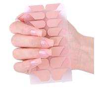 Ongles en gel à pointe française, bandes d'ongles politiques