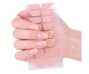 Ongles en gel à pointe française, bandes d'ongles politiques