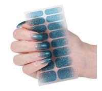 Ongles en gel pour les yeux de chat Bandes d'enroulement politique Autocollants scintillants Manucures Fournitures Art Décoration Ongles Chats Polonais Autocollants pour ongles