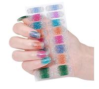 Ongles en gel pour les yeux de chat Bandes d'enroulement politique Autocollants scintillants Manucures Fournitures Art Décoration Ongles Chats Polonais Autocollants pour ongles