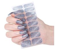 Ongles en gel pour les yeux de chat Bandes d'enroulement politique Autocollants scintillants Manucures Fournitures Art Décoration Ongles Chats Polonais Autocollants pour ongles