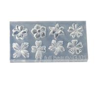 Ongles en silicone Décorations artistiques moisissures DIY Outils d'art 3D Moule en résine époxy fleur pour boucles d'oreilles pendentifs Fabrication de bijoux