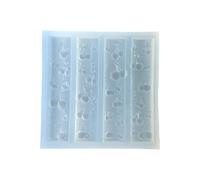 Ongles flexibles en silicone pour des motifs uniques de cerises, robustes et faciles à manipuler, s'adaptent à tous les types et tailles d'outils d'art corporel