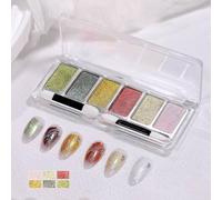 Ongles Paillettes Miroir Poudre Paillettes Chrome Pigment Poussière Gel Polissage Effet Clair De Lune Art Décoration Pour Femmes Chatoyantes Embellissements Du Bout Des Doigts