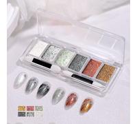 Ongles Paillettes Miroir Poudre Paillettes Chrome Pigment Poussière Gel Polissage Effet Clair De Lune Art Décoration Pour Femmes Chatoyantes Embellissements Du Bout Des Doigts