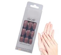Ongles Pressés Courts Pointes En Résine Minces Et Confortables