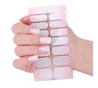 Ongles scintillants Enveloppements Polonais Gel Ongles Bandes Dentelle Française Gel Ongles Autocollants Gel Ongles Enrouleur Ongles Décoration Art Ongles Bandes Politiques Dentelle Française Ongles