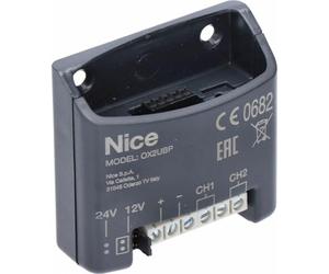 Onglet Interface Module Câblage Bornier Récepteurs Raccordement NICE OX2UBP