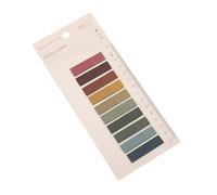 Onglets adhésifs - Marqueurs de page colorés, notes adhésives repositionnables pour livres | Drapeaux adhésifs transparents | Étiquettes autocollantes inscriptibles | Onglets d'index marque-pages |