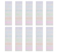 Onglets adhésifs repositionnables et inscriptibles pour livre, drapeaux, marque-pages adhésifs en 3 tailles, autocollants pour cahiers, index transparents