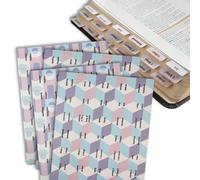 Onglets bibliques géométriques pour journal, fournitures de lecture chrétienne pour femmes et filles pour études bibliques, lot de 2