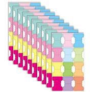 Onglets bibliques laminés, 10 feuilles, étiquettes de livre vierges inscriptibles, faciles à lire, à appliquer pour les études des femmes et des hommes, 120 pièces