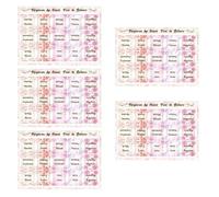 Onglets bibliques réutilisables, onglets d'index biblique - Tabs d'étude de la Bible florale réutilisables CARTES - Femmes lecteurs Inspirational Bookmark Novel Diary Textbook Marking Stationery for S