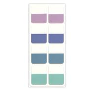 Onglets d ' clairs, notes autocollantes colorées, ensemble de drapeaux transparents, faciles à retirer pour marquer les pages et les mémos