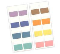 Onglets d ' transparents, notes autocollantes colorées, ensemble de drapeaux transparents, faciles à retirer pour marquer les pages et les mémos, onglets translucides