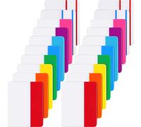 Onglets de 400 Pièces Onglets Index Collant de 2 Pouces, Drapeaux des Fichiers Inscriptibles et Repositionnables pour Pages ou Marqueurs de Livre, 20 Jeux de 10 Couleurs (Style A, 400 Pièces)