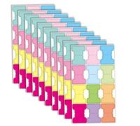 Onglets de la Bible catholique, onglets bibliques, onglets de livre biblique laminé 120pcs / 10 feuilles, onglets de bible écrivains vierges, onglets faciles à lire et appliquer les cadeaux de la Bib