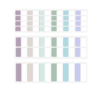 Onglets de Page Colorés Pet, Indexation Rapide pour Documents et Livres | Trois Types de Languettes, Adhésif Auto-collant, Lecture Claire, Usage Scolaire et Recherche