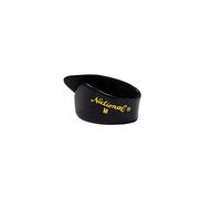Onglets de pouce en celluloïd D’Addario National Picks, noir, Medium - Paquet de 12