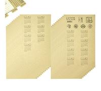 Onglets d'Index Adhésifs Papier Kraft Mensuels Autocollants de Planificateur Calendrier Onglets Stickers pour De Journal Des Livres Des Dossiers 120pcs
