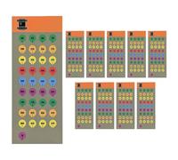 Onglets d'index Optique - Autocollants cibles de Pages, Bandes d'étalonnage à Haute adhérence, étiquettes de Suivi du zéro, kit de référence indéchirable, kit de Notation de précision