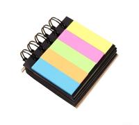 Onglets Index Spirale 85x80mm Répositionnables Multicolore | pour papier inscriptible, repositionnable, , parfait pour notes temporaires