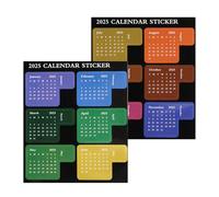 Onglets Mensuels pour Planificateurs | Autocollants Calendrier Avec Onglets 2025 - Étiquettes Séparateurs Planning 12 Mois Pour Cahier École Journal Agenda Étudiant Enseignant - pour Journal Carnet Éc