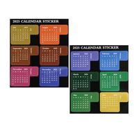 Onglets Mensuels Pour Planner, Cartes Adhésives Index Calendrier 2025, Étiquettes Séparations Programme 12 Pour Journal Cahier École Bureau Travail Université Enseignant Étudiant