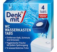 Onglets pour la boîte d’eau des toilettes, 4 pièces - Marque DM Allemagne - Compatible avec denkmit - WC Wasserkasten Tabs, 4 St
