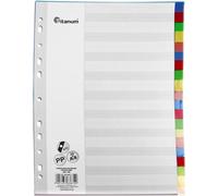 Onglets transparents A4 avec 20 couleurs - parfaits pour l'organisation de vos documents Ajoutez de la couleur et de l'ordre à votre travail