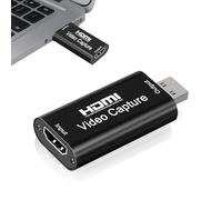 ONGNIUU Adaptateur HDMI Carte de Capture Audio Vidéo, Carte d'acquisition Vidéo HD 1080P pour Enregistrement OBS à Partir d'une Source HDMI, pour Jeux en Streaming, Vidéoconférence, Enseignement