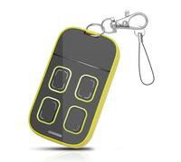 ONGNIUU Telecommande Portail, Programmation Universelle 280-868MHz, 4 en 1 Rolling Código Universal Multifrecuencia para Puertas de Garaje pour Portes électriques, Portes Coulissantes, Jaune