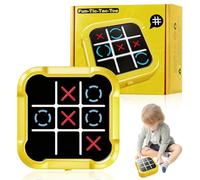 ONGNIUU Tic Tac Toe Bolt Game Console, Tic Tac Toe Morpion Electronique, 3 en 1 Smart Games Console de Jeux Portable, Jeu de Voyage Console Portables pour Enfant et Adultes