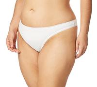 OnGossamer Women's Cabana Cotton Hip G Thong Panty, White, L/X-L
