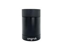 Ongrok Boîte de rangement en aluminium 180 ml étanche à l'air pour préserver les odeurs et les odeurs Noir
