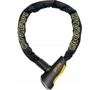 OnGuard 8119 Antivol à chaîne Mastiff 80cm x 8mm, niveau de sécurité 70, noir/jaune