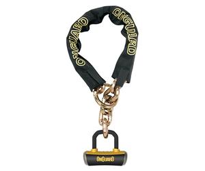 ONGUARD Mastiff Chaîne antivol avec Boucle Noir 130 x 10 cm