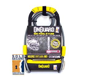 OnGuard Pitbull DT 8005 Bike Lock & Cable (Sold Secure Gold)