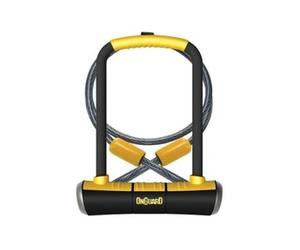 Onguard pitbull dt antivol 115 mm x 230 mm x 14 mm + 120 cm x 10 mm