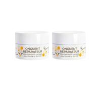 Onguent Réparateur | Baume Multi-Usages | Gelée Royale | Anti-Irritation & Anti-Sécheresses | Pour toutes la Famille Dès 6 Mois | 96% des Ingrédients D'Origine Naturelle | Lot de 2x10mL