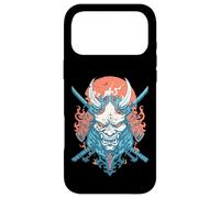 Oni Demon Katana Masque de feu Samouraï Coque pour iPhone 17 Pro Max