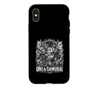 Oni et Samouraï honorent Contre Le Duel de colère Coque pour iPhone X/XS