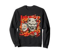 Oni Mask Japanese Demon - Fire Tattoo Esthétique Tee Sweatshirt