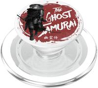 Oni Samurai en esthétique rétro Cyberpunk Vaporwave Japonais PopSockets PopGrip pour MagSafe