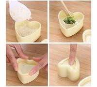 Onigiri Lot de moules à sushis triangulaires pour boules de riz, moule à sushi triangulaire, moule à riz pour présenter, réutilisable, pour les moules à riz faits à la main, facile à utiliser (A)