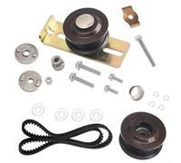 Oniissy 120-3335 Kit de courroie facile à installer, remplacement exact en métal, poulie et galet tendeur pour tondeuses, y compris courroie pour un fonctionnement fluide