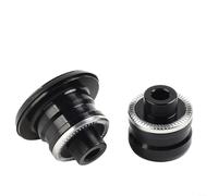Oniissy Adaptateur de moyeu de vélo à libération rapide vers axe traversant pour essieux avant de 9 à 15 mm et essieu arrière de 10 à 12 mm - Alliage d'aluminium noir (10 x 135 mm)