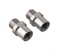 Oniissy Adaptateur de pédale de vélo en acier inoxydable pour pédales de 1/2" et manivelles 9/16", entretoise de conversion en métal 304 pour connecter des composants dépareillés, 20 mm